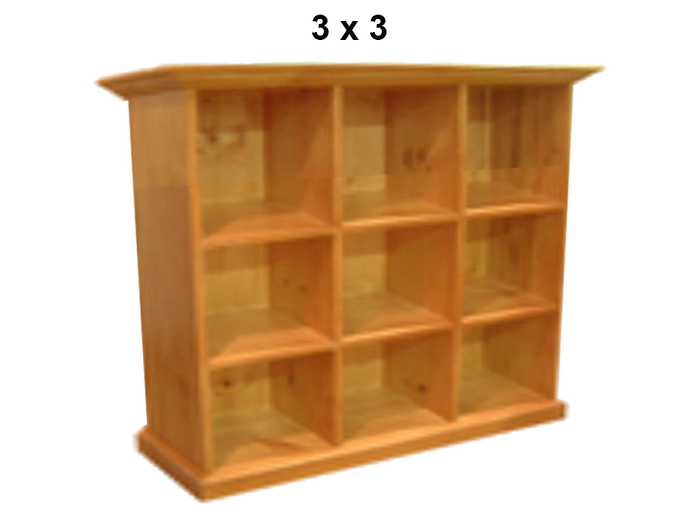 FEDERATION CUBIC (AUSSIE MADE) LOWLINE BOOKCASE COLLECTION - ASSORTED STAINED COLOURS - STARTING FROM $399