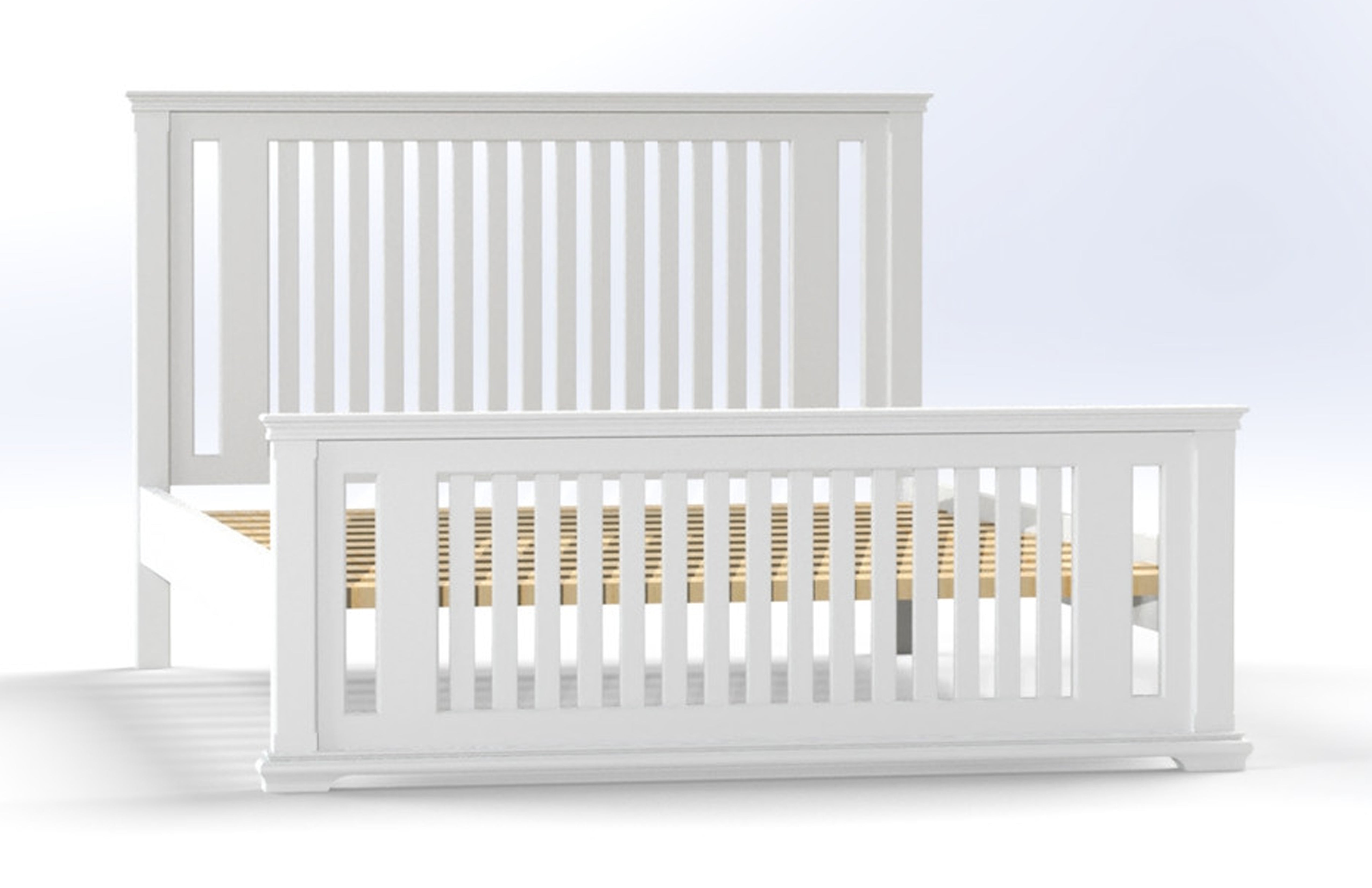 KING SINGLE GAINESVILLE BED (CUSTOM MADE) - ASSORTED COLOURS