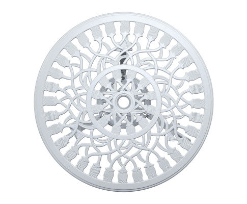ADAMINA OUTDOOR 3 PIECE ALUMINIUM BISTRO SETTING - WHITE