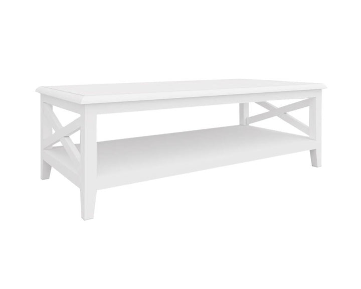 HEREFORD RECTANGLE COFFEE TABLE  - WHITE