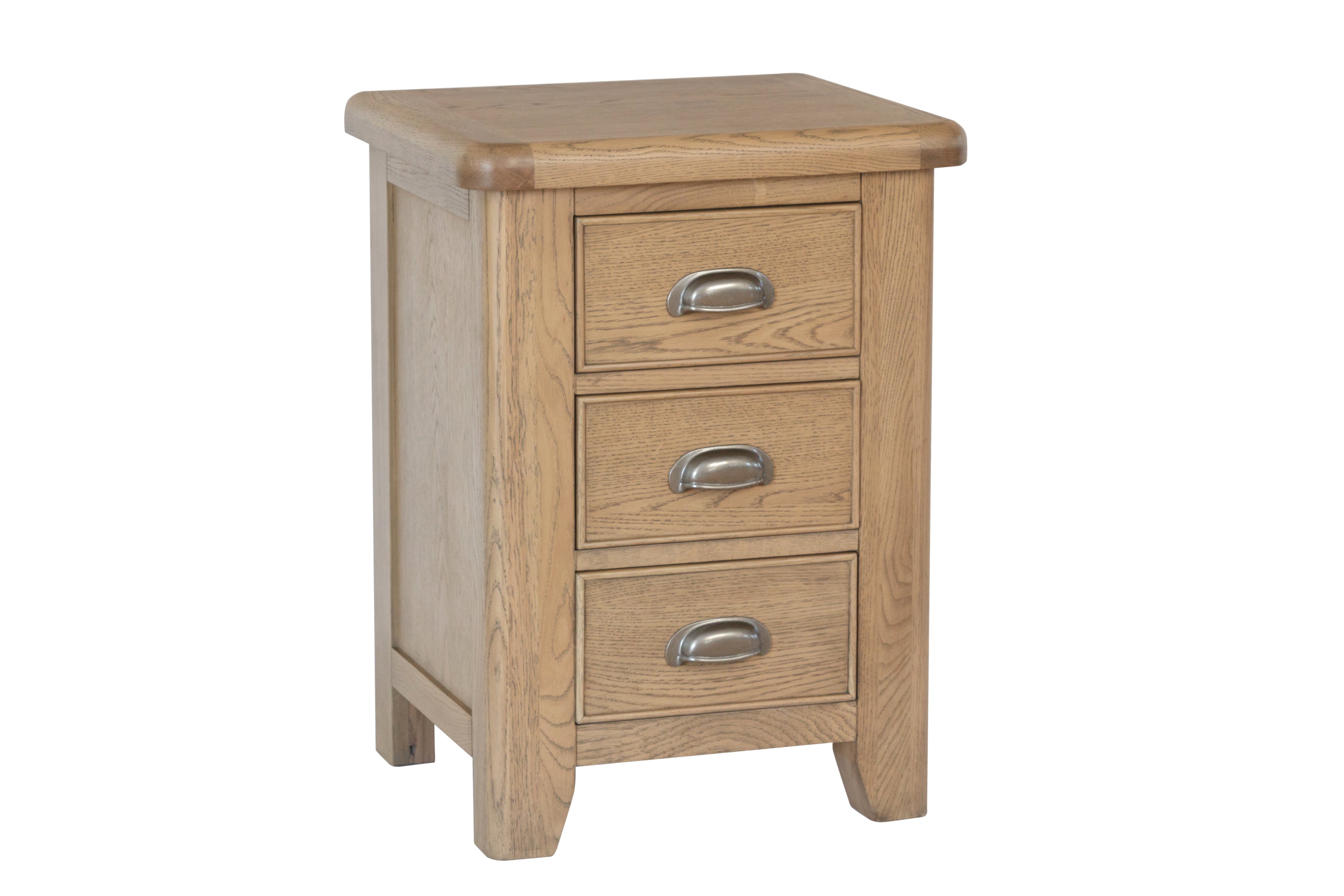 BARCLAY KING 4 PIECE (TALLBOY) FEDERATION BEDROOM SUITE (LESS/MINUS 1 X BEDSIDE) WITH 2 FOOTEND STORAGE DRAWERS - (HO-60) - AGED  OAK - 1 ONLY ONLINE SPACIAL - READY TO GO