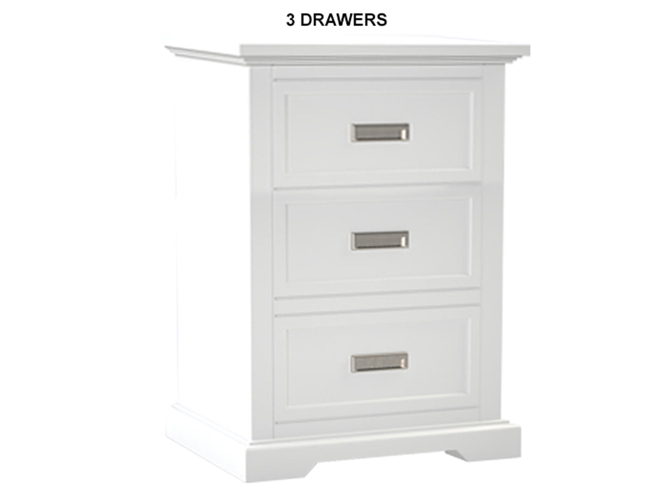 HAMPTONS (AUSSIE MADE) BEDSIDE TABLE COLLECTION - ASSORTED PAINTED COLOURS - STARTING FROM $399