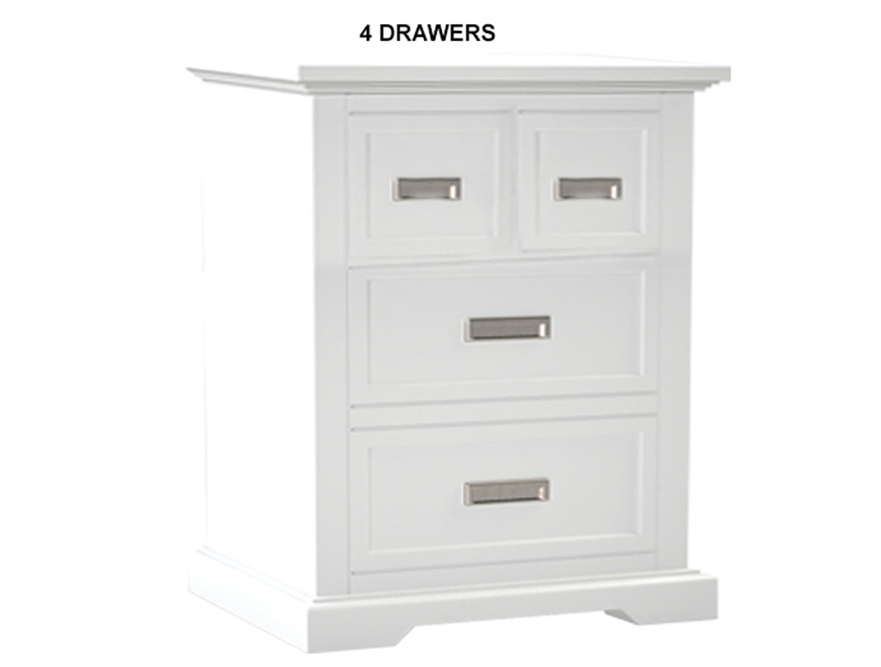 HAMPTONS (AUSSIE MADE) BEDSIDE TABLE COLLECTION - ASSORTED PAINTED COLOURS - STARTING FROM $399
