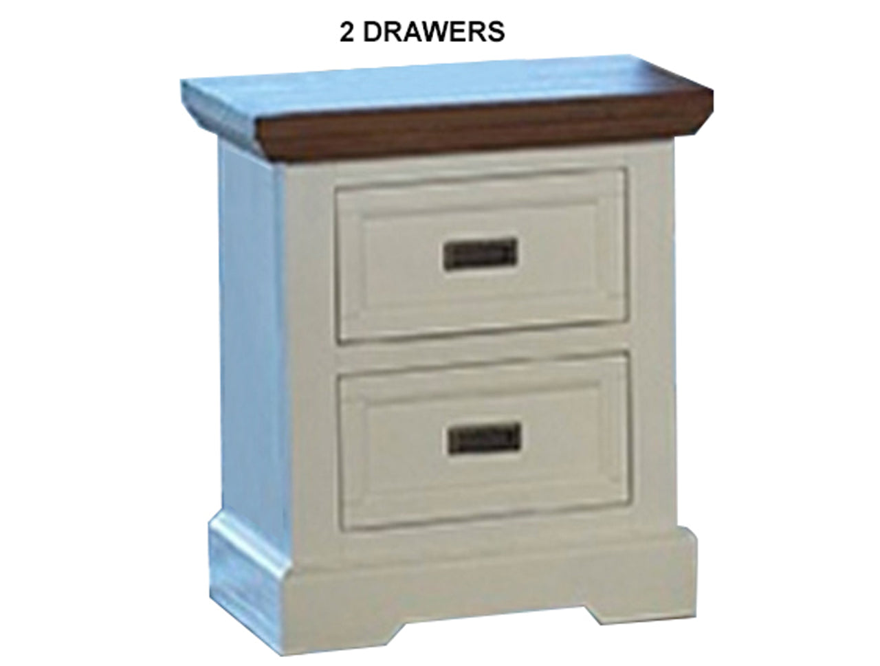 HAMPTONS (AUSSIE MADE) BEDSIDE TABLE COLLECTION - ASSORTED STAINED / PAINTED COLOURS - STARTING FROM $399