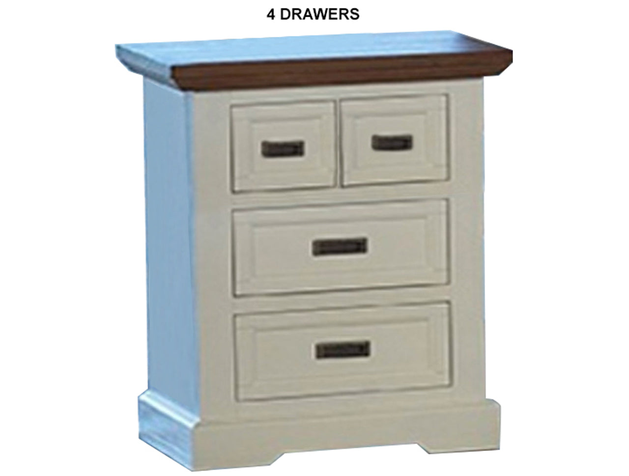 HAMPTONS (AUSSIE MADE) BEDSIDE TABLE COLLECTION - ASSORTED STAINED / PAINTED COLOURS - STARTING FROM $399