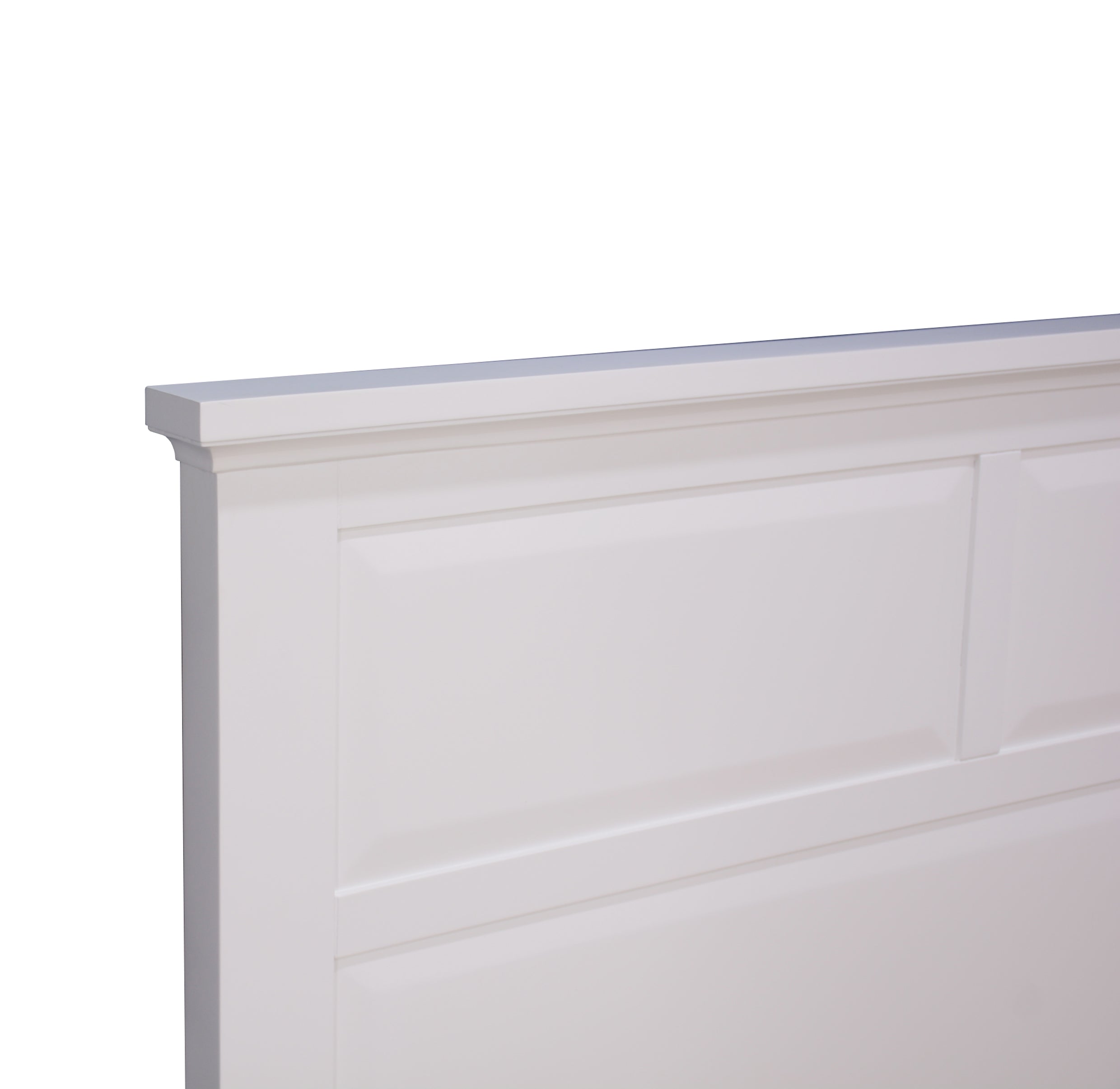 CHANELLE KING 4 PIECE (TALLBOY) BEDROOM SUITE (22-9-5-14-14-1) - WHITE