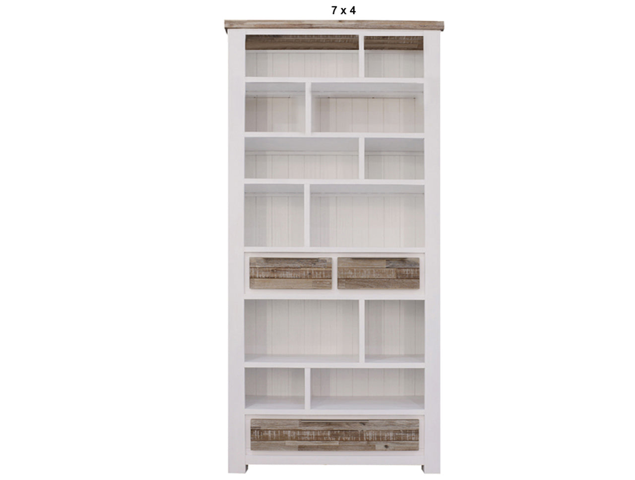 HOMESTEAD (AUSSIE MADE) HIGHLINE BOOKCASE WITH 3 DRAWERS COLLECTION - ASSORTED PAINTED / STAINED COLOURS - STARTING FROM $1399