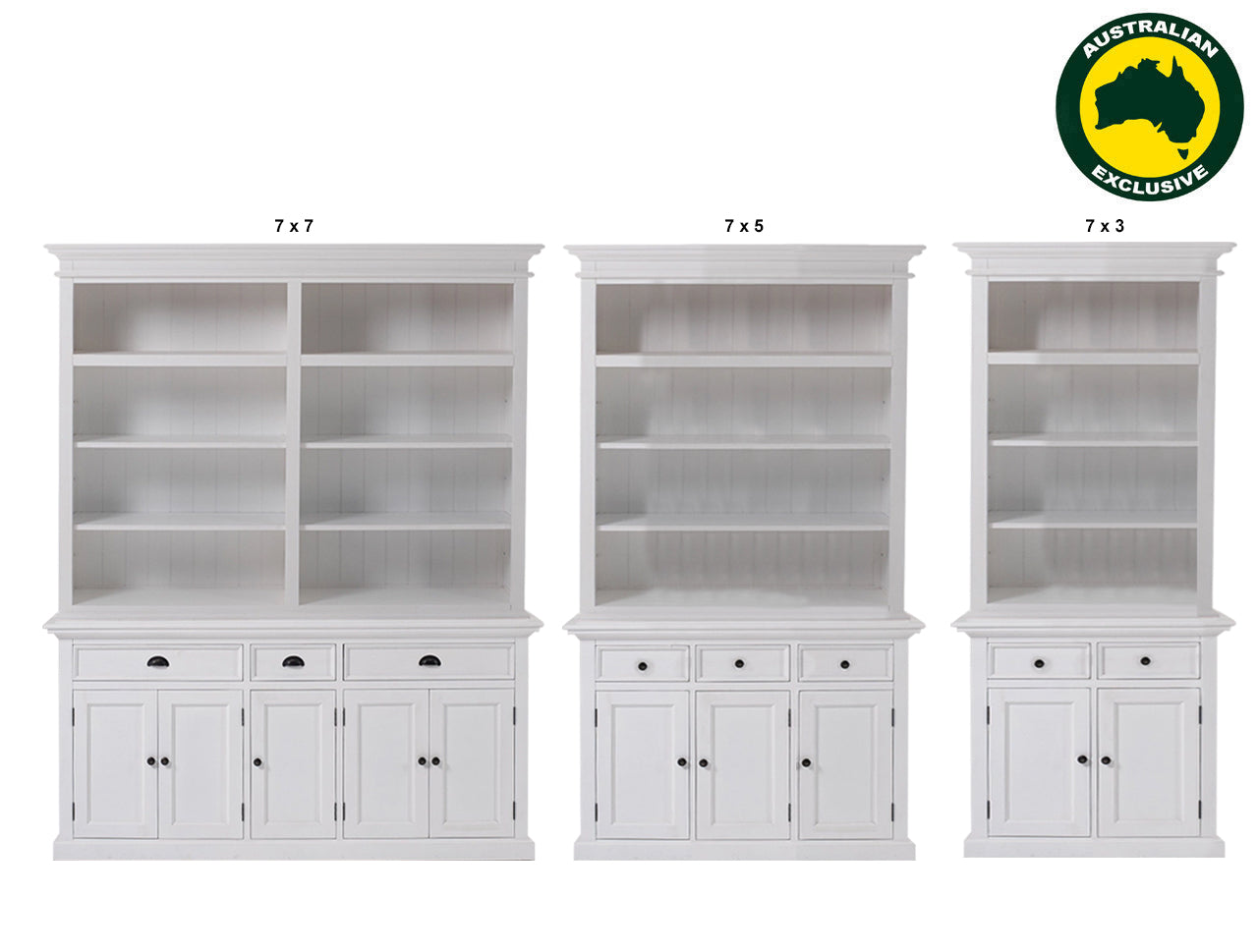 HOMESTEAD (AUSSIE MADE) BUFFET AND HUTCH COLLECTION - ASSORTED PAINTED COLOURS - STARTING FROM $1999