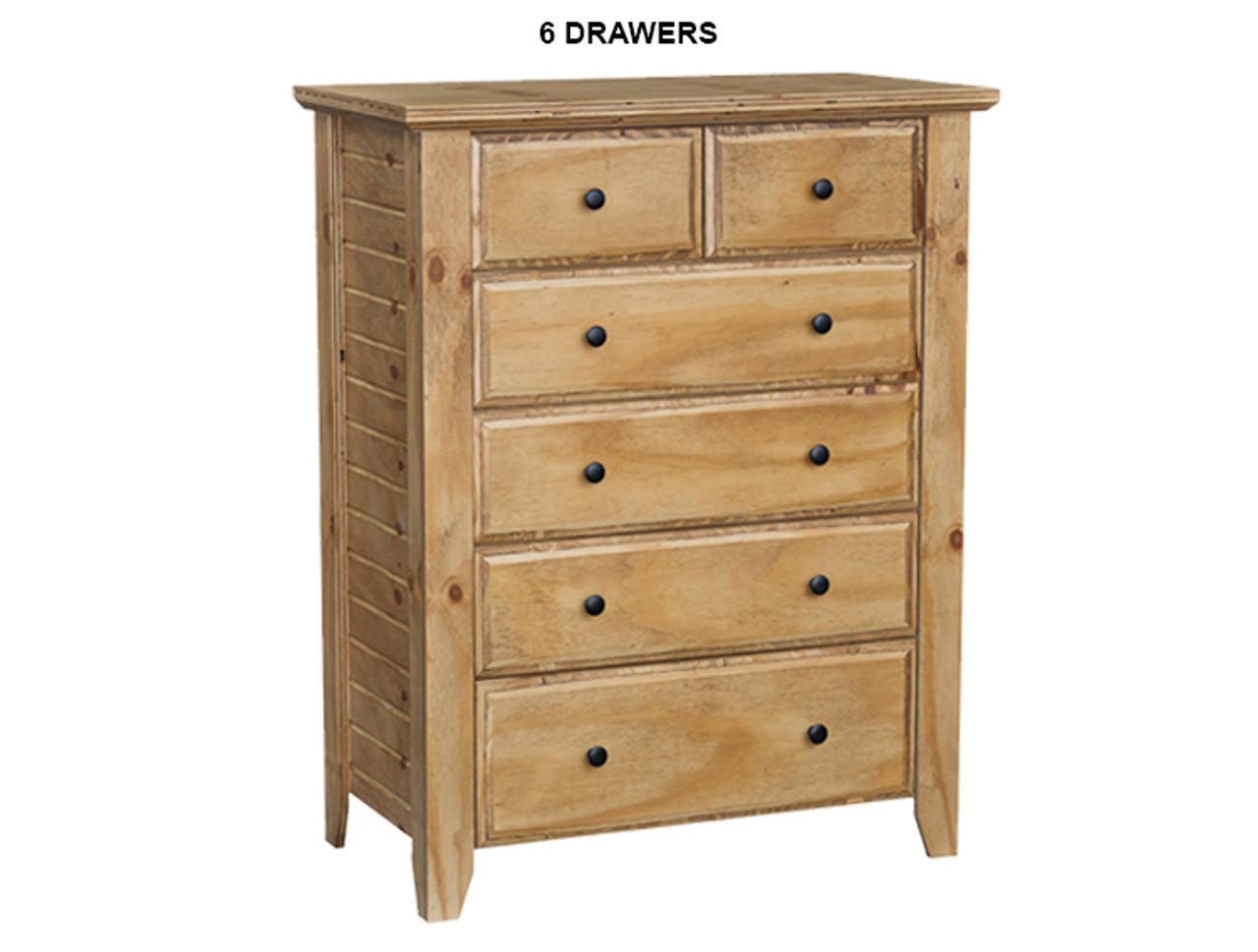 INDUSTRIALISED (AUSSIE MADE) 6 DRAWER TALLBOY - AS PICTURED - 1 ONLY ONLINE SPECIAL - READY TO GO