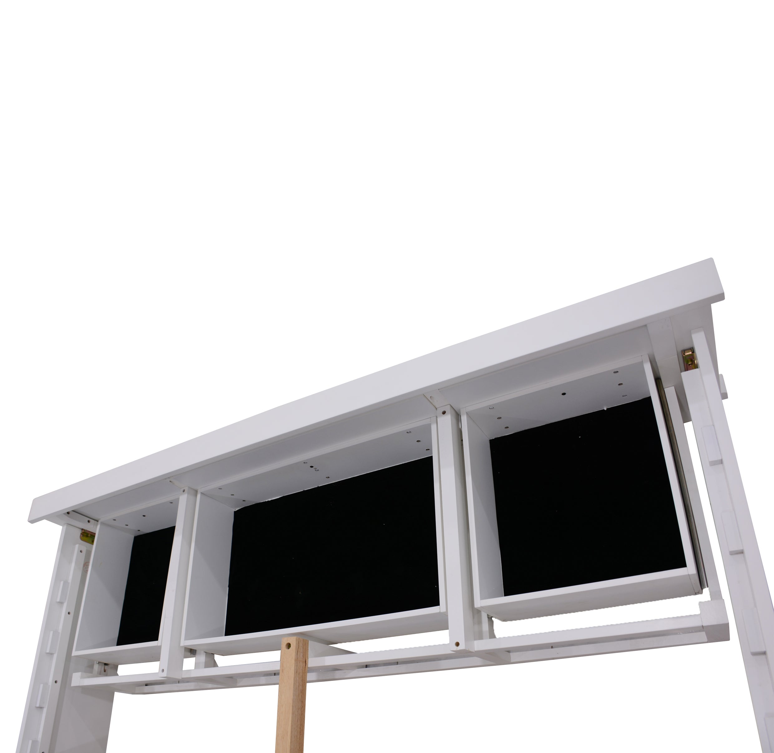 CHANELLE KING 3 PIECE BED PANEL BEDSIDE BEDROOM SUITE - (22-9-5-14-14-1) - WHITE