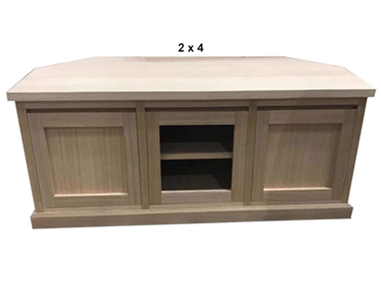 JED (AUSSIE MADE) TV CORNER UNIT COLLECTION - TASSIE OAK COMBINATION - ASSORTED STAINED COLOURS - STARTING FROM $1199