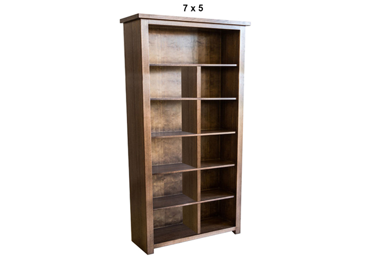 JACKIE (AUSSIE MADE) HIGHLINE STANDARD BOOKCASE COLLECTION - TASMANIA OAK COMBINATION - ASSORTED STAINED COLOURS - STARTING FROM $999