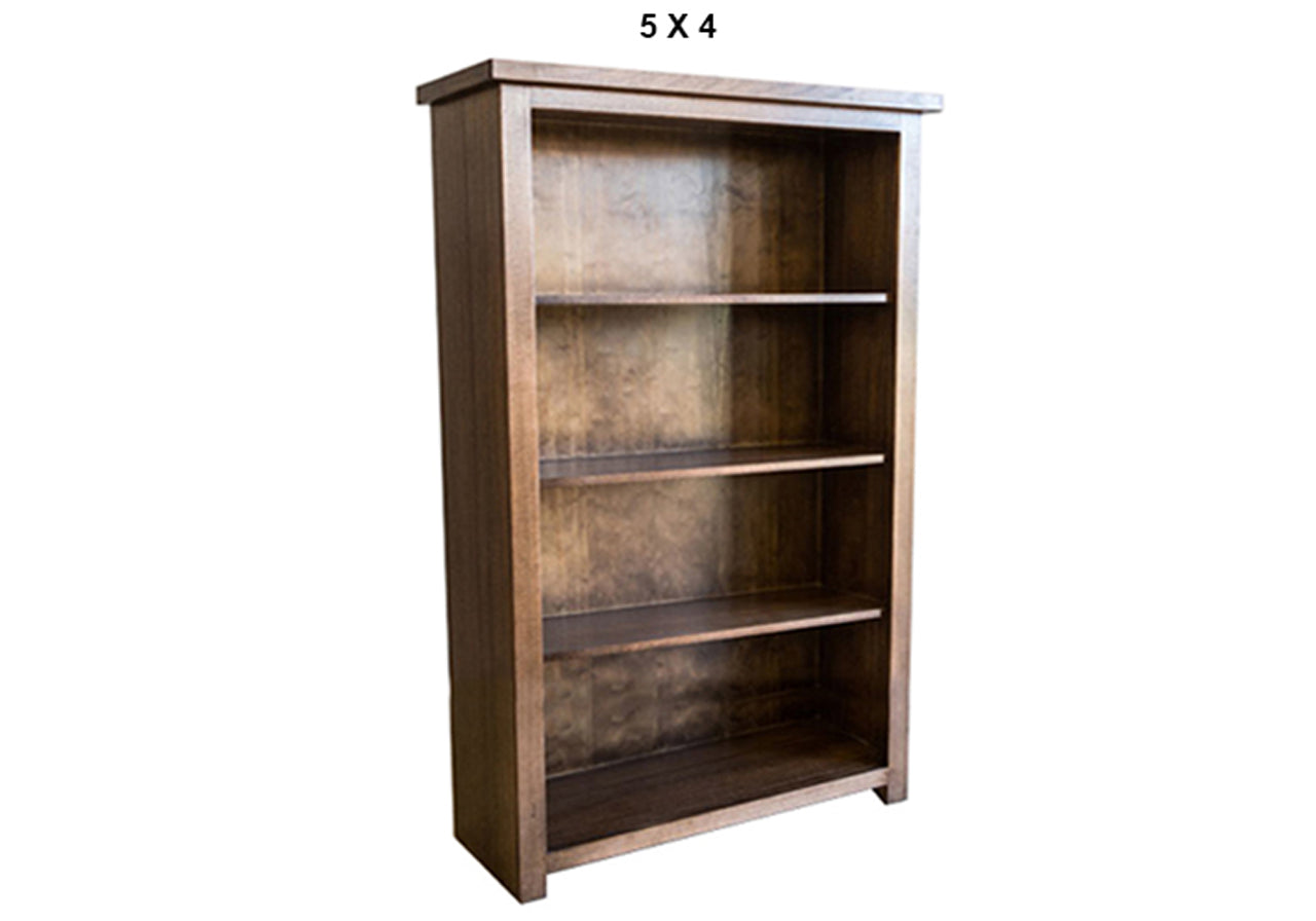 JACKIE (AUSSIE MADE) LOWLINE BOOKCASE COLLECTION - TASMANIA OAK COMBINATION - ASSORTED STAINED COLOURS - STARTING FROM $699