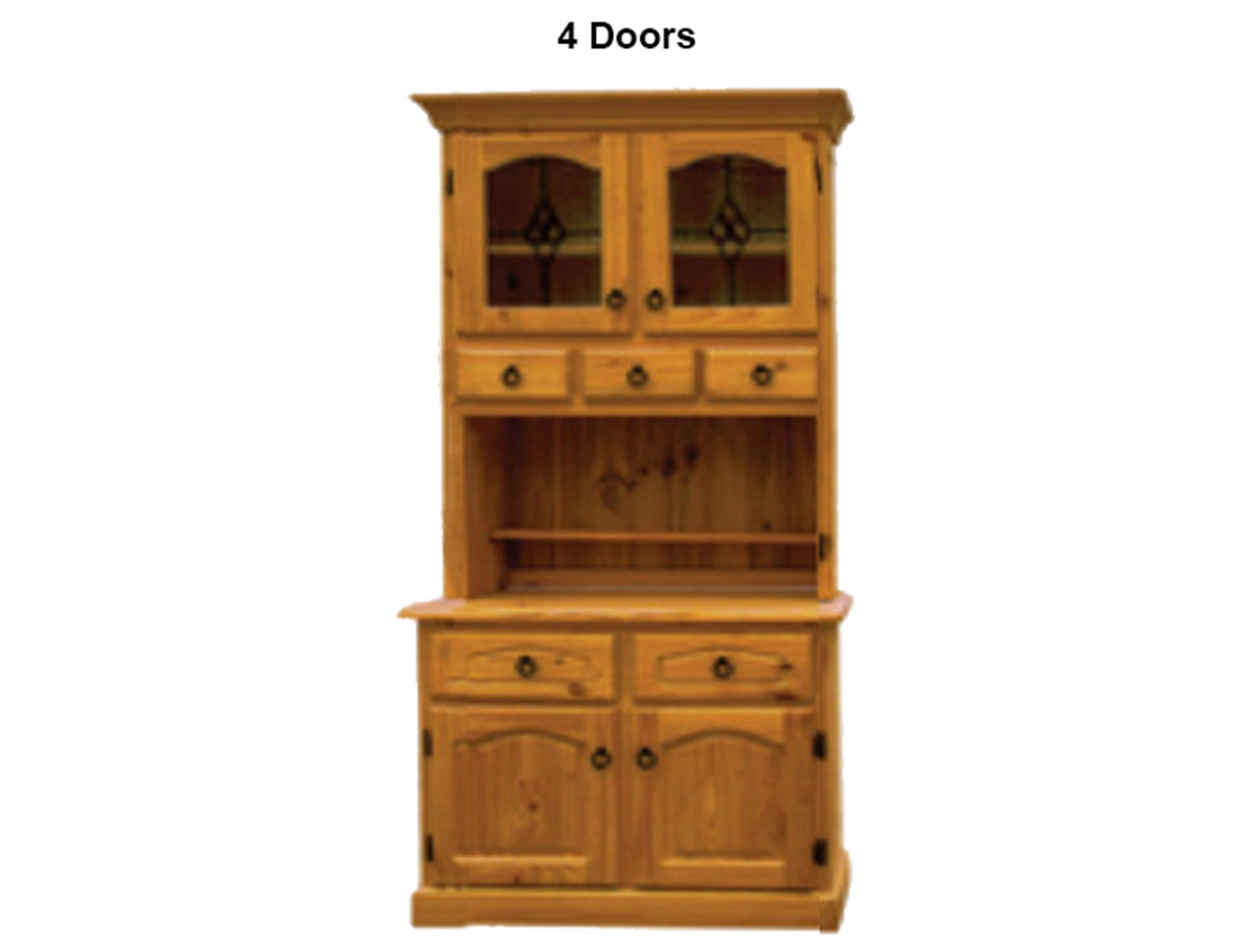 JAMISON (AUSSIE MADE) BUFFET AND HUTCH (NO LEAD LIGHT GLASS) COLLECTION - ASSORTED PAINTED COLOURS - STARTING FROM $1499