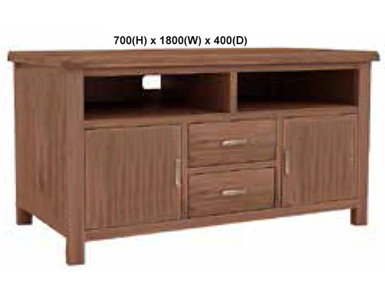 JAYDEN (AUSSIE MADE) 2 DRAWER / 2 DOOR TV UNIT COLLECTION - ASSORTED STAINED COLOURS - STARTING FROM $899