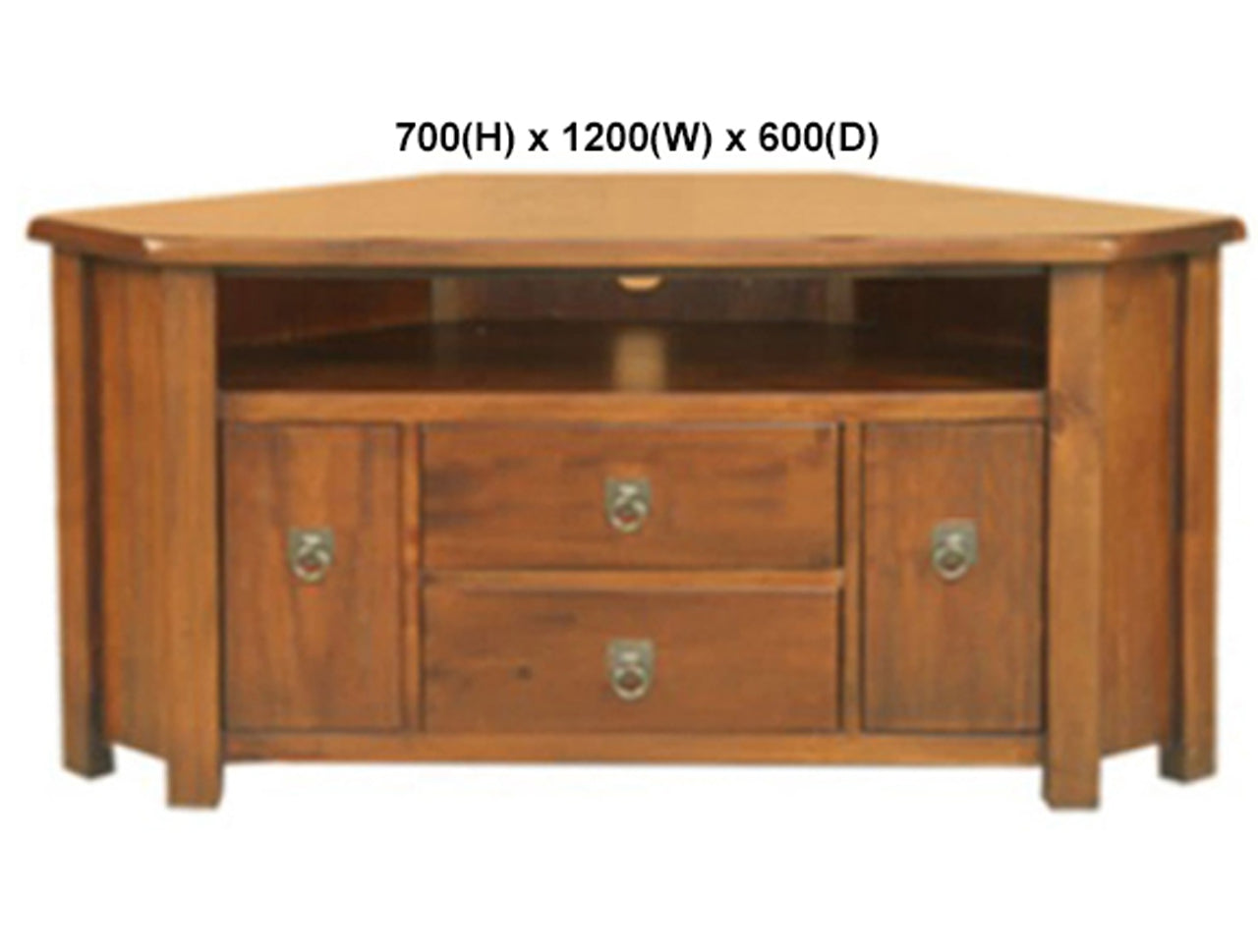 KIMBERLEY (AUSSIE MADE) CORNER TV UNIT WITH DRAWER COLLECTION - ASSORTED STAINED COLOURS - STARTING FROM $999
