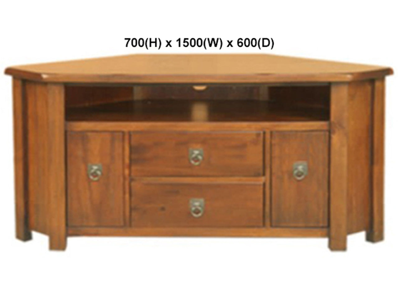 KIMBERLEY (AUSSIE MADE) CORNER TV UNIT WITH DRAWER COLLECTION - ASSORTED STAINED COLOURS - STARTING FROM $999