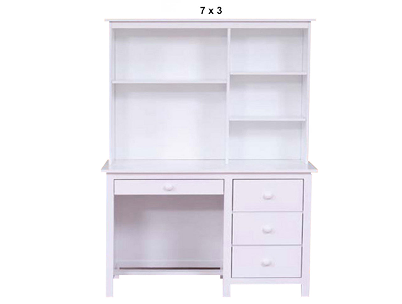 KADO (AUSSIE MADE) 3 DRAWER DESK + HUTCH (REVERSIBLE) - ASSORTED PAINTED COLOURS - STARTING FROM $999
