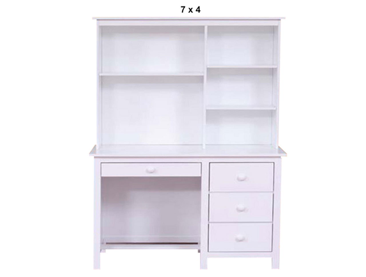 KADO (AUSSIE MADE) 3 DRAWER DESK + HUTCH (REVERSIBLE) - ASSORTED PAINTED COLOURS - STARTING FROM $999