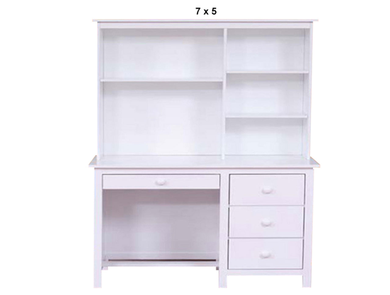 KADO (AUSSIE MADE) 3 DRAWER DESK + HUTCH (REVERSIBLE) - ASSORTED PAINTED COLOURS - STARTING FROM $999