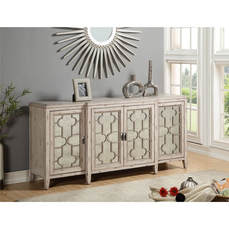 JERULO  SOLID AMERICAN POPLAR 4 DOOR BUFFET - 1830(W)