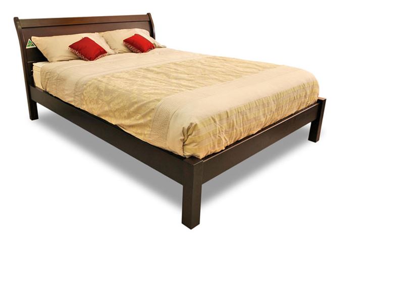 KING SINGLE MARTHA (AUSSIE MADE) SLEIGH BED - ASSORTED COLOURS