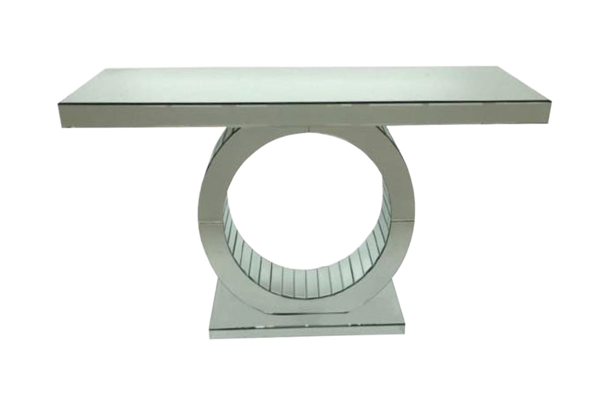 LUXEMBOURG CONSOLE  TABLE - 800(H) X 1400(W) X 400(D) - MIRRORED 