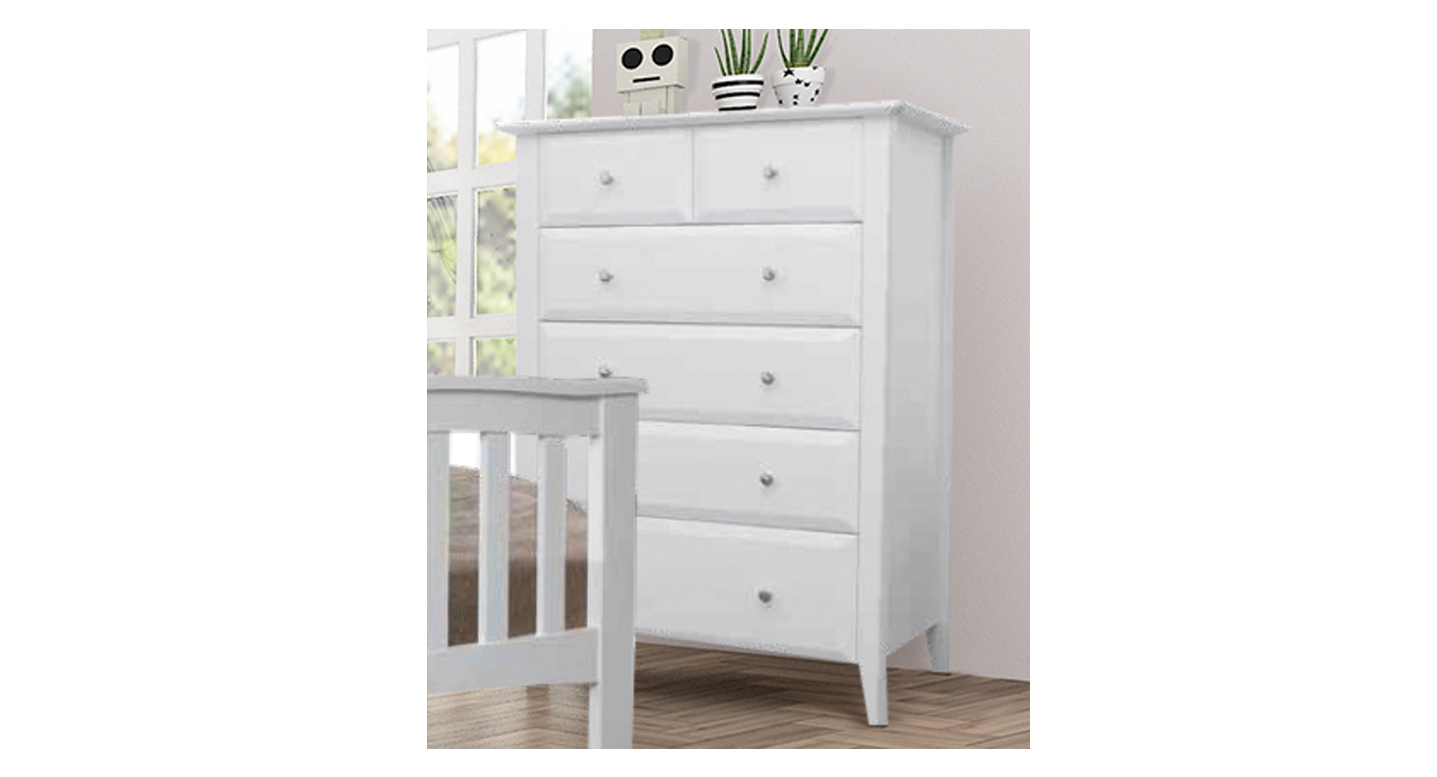 DONESS 6 DRAWER TALLBOY (AUSSIE MADE) - 1020(H) x 930(W) - ASSORTED COLOURS
