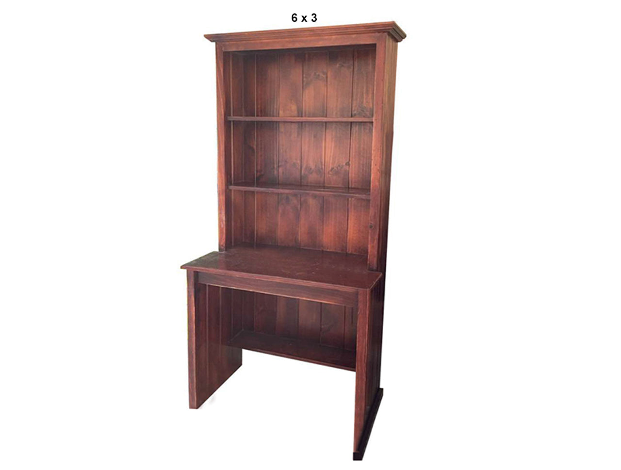 LEVI (AUSSIE MADE) DESK WITH HUTCH COLLECTION - ASSORTED STAINED COLOURS - STARTING FROM $999
