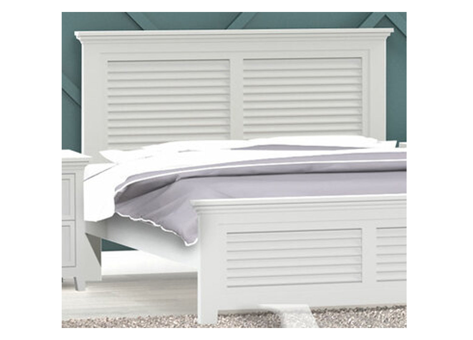 SINGLE LANGLEY BEDHEAD (CUSTOM MADE) ONLY - ASSORTED COLOURS