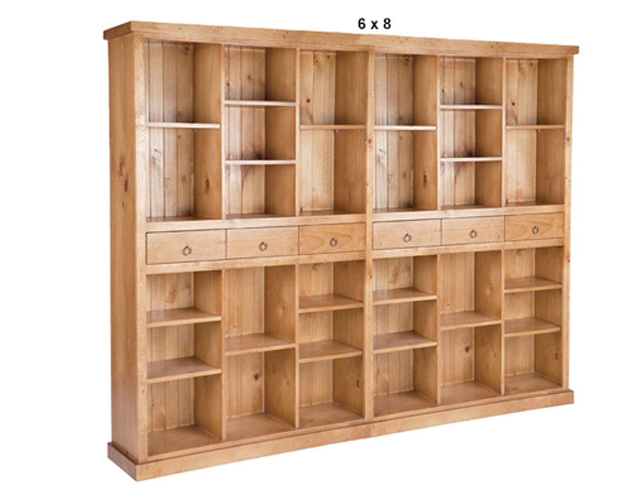 LITHGOW (AUSSIE MADE) HIGHLINE BOOKCASE WITH 6 DRAWERS COLLECTION - ASSORTED STAINED COLOURS - STARTING FROM $1899