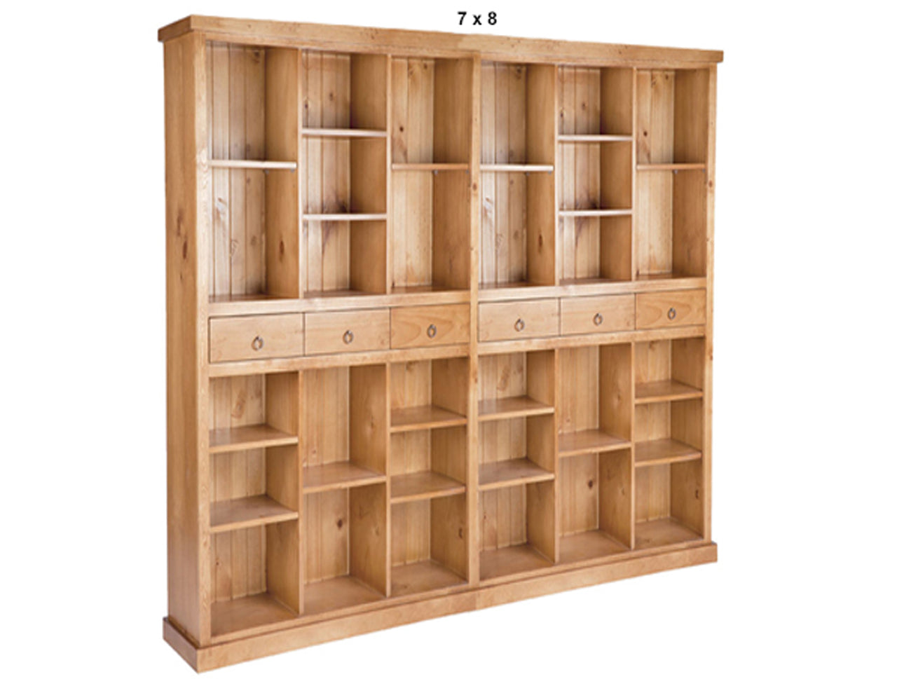 LITHGOW (AUSSIE MADE) HIGHLINE BOOKCASE WITH 6 DRAWERS COLLECTION - ASSORTED STAINED COLOURS - STARTING FROM $1899