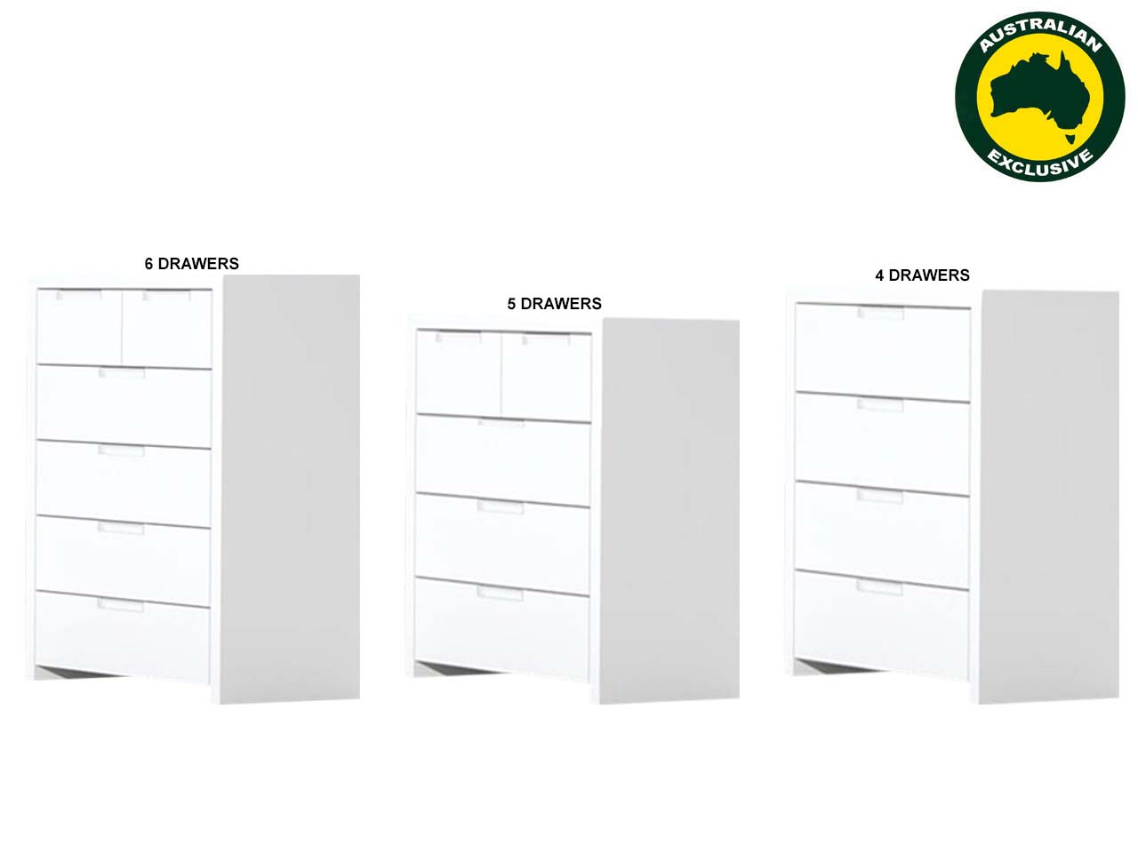 LUNAR (AUSSIE MADE) TALLBOY COLLECTION - ASSORTED PAINTED COLOURS - STARTING FROM $999