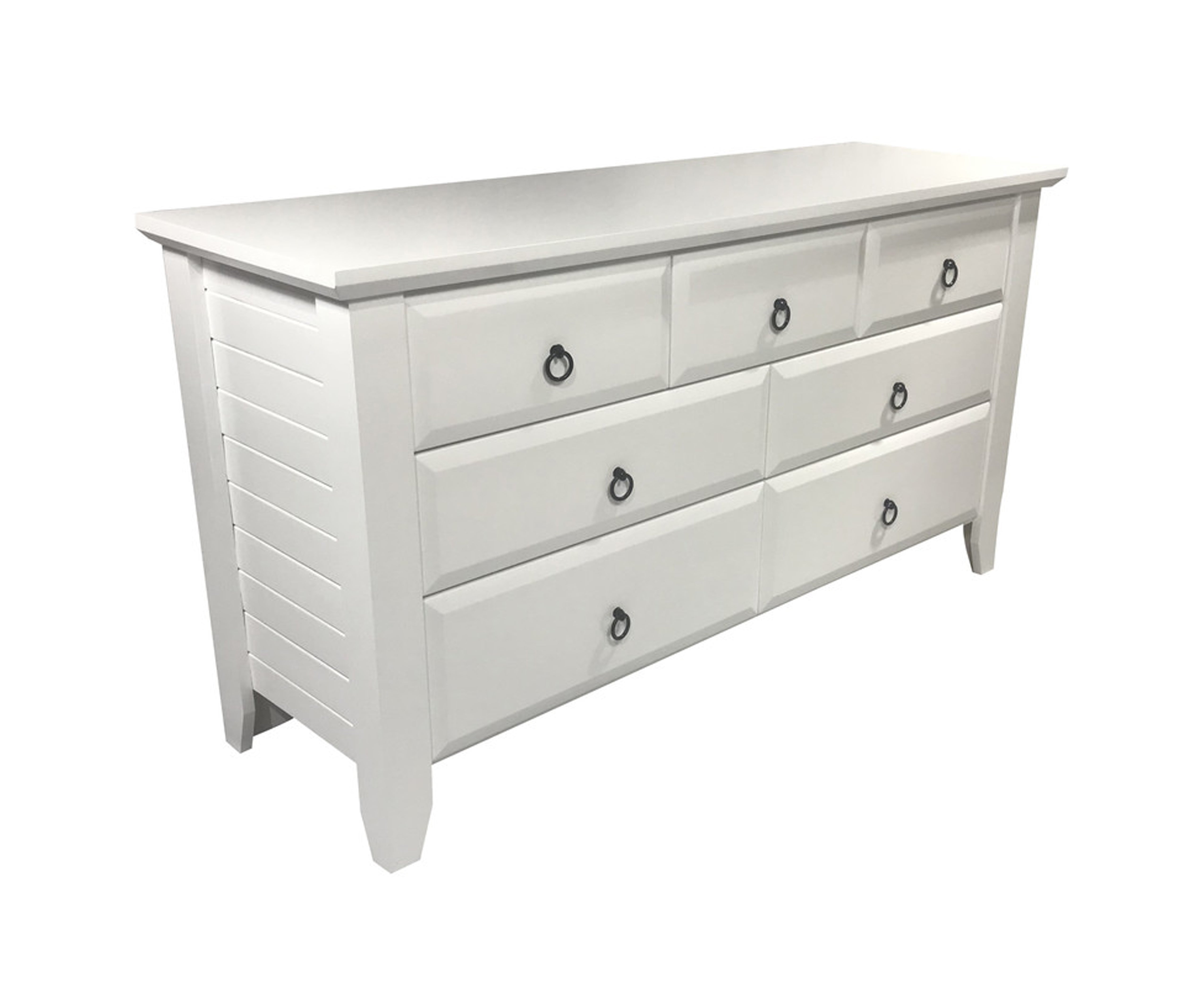 MANILLA (AUSSIE MADE) 7 DRAWER LOWBOY - 750(H) x 1200(W) - ASSORTED PAINTED COLOURS
