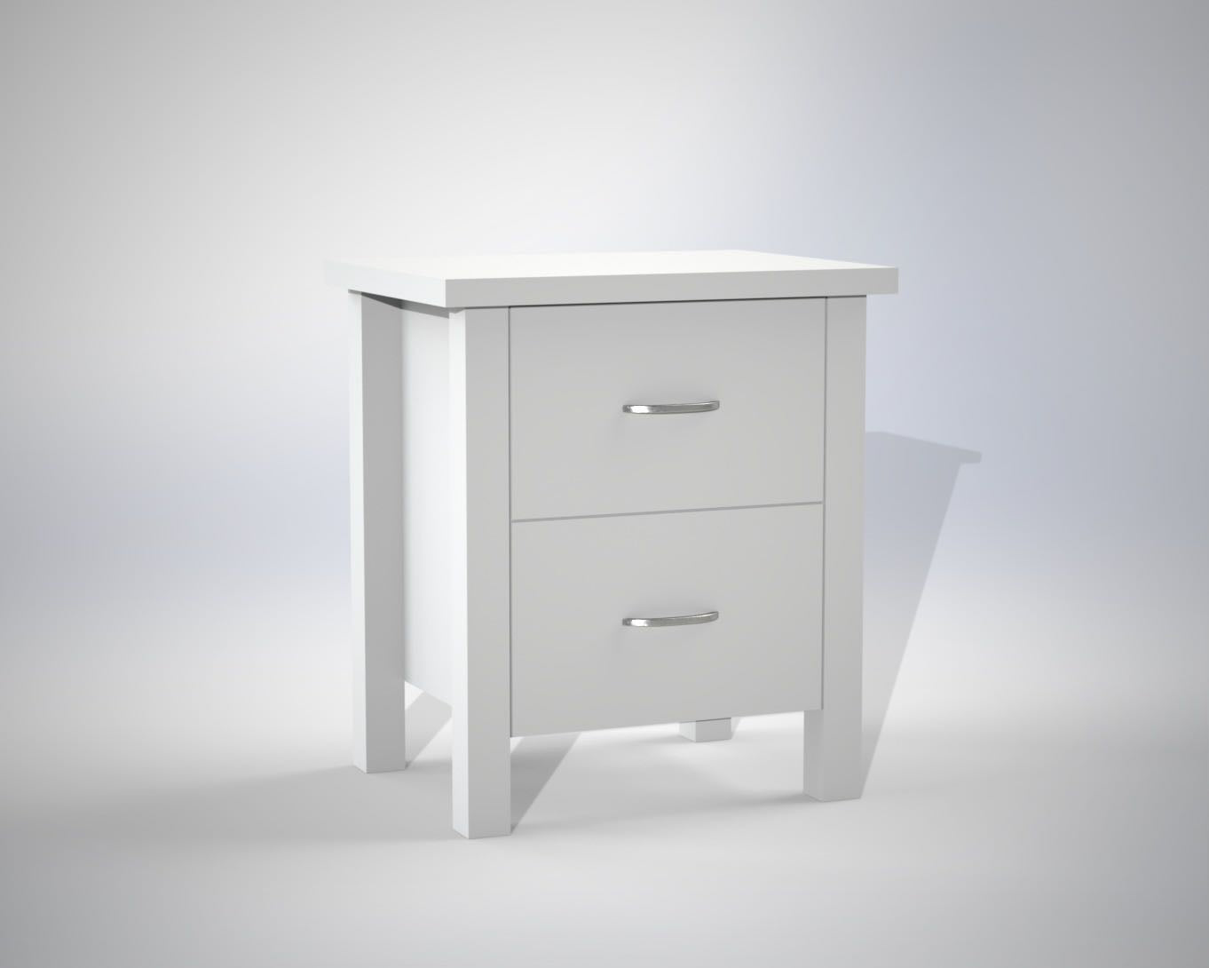 DOUBLE OR QUEEN ALODIA (AUSSIE MADE) 4 PIECE (TALLBOY) BEDROOM SUITE - ASSORTED COLOURS