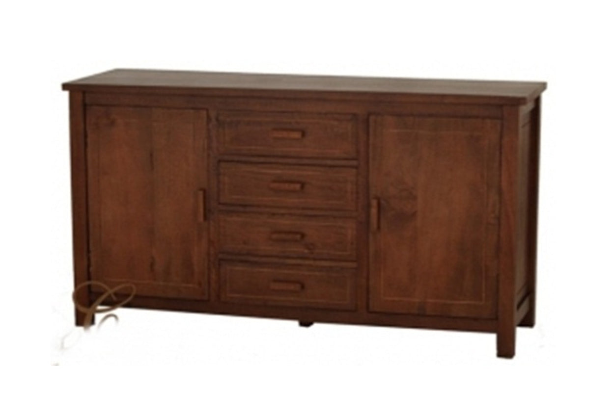 MONACO  (SB 204 MNC)  2 DOOR 4 DRAWER  BUFFET-890(H) X 1650(W)-  LIGHT PECAN