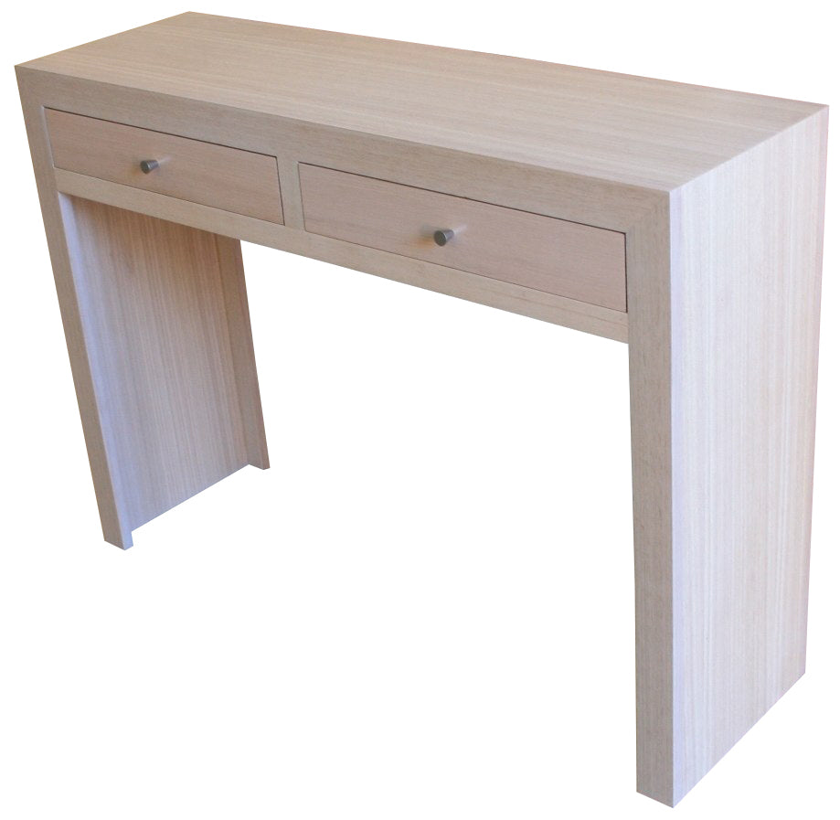  MORGAN  (AUSSIE MADE) 2 DRAWERS CONSOLE / HALL TABLE  - TASSIE OAK 1100(W)     - ASSORTED COLOURS