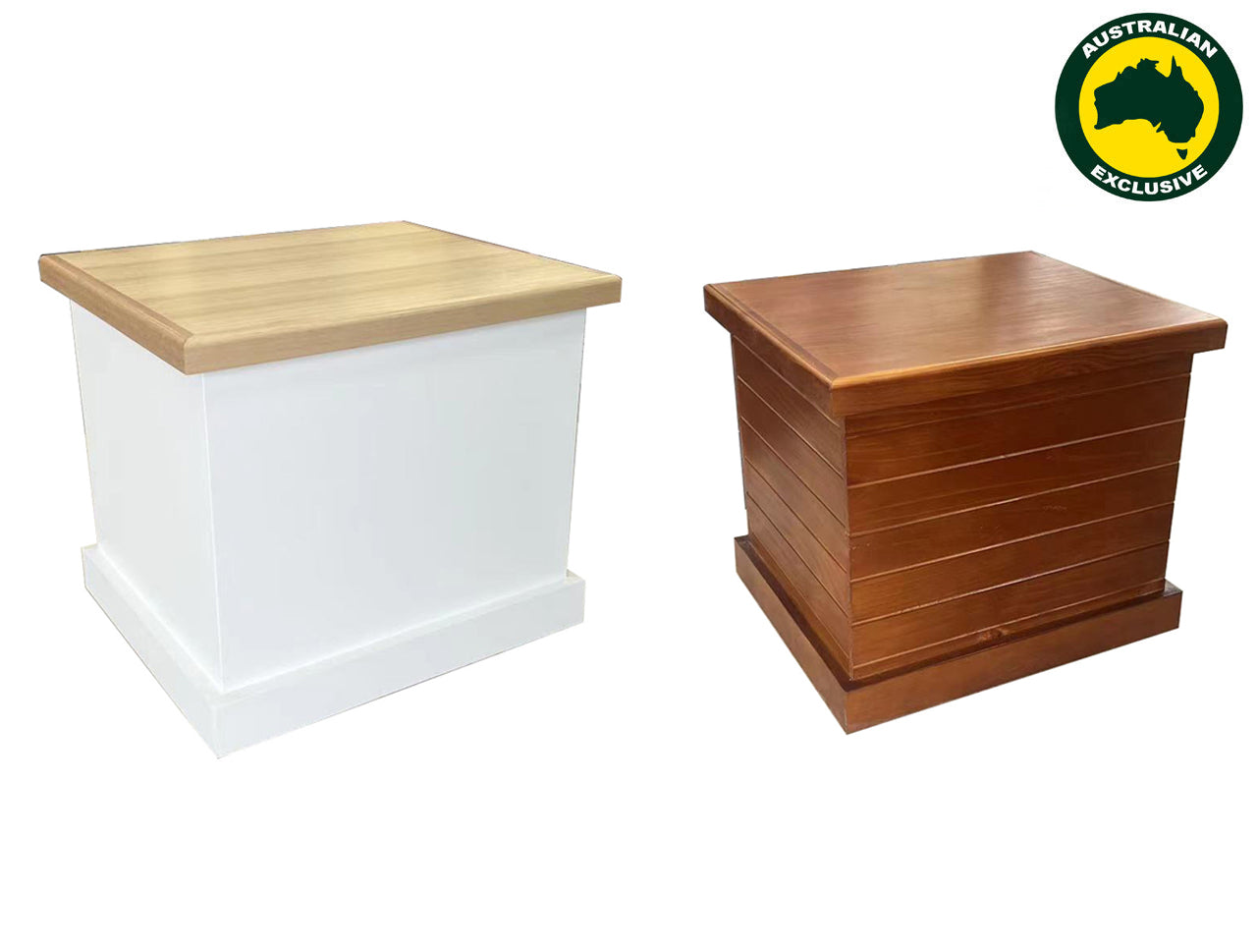 MUDGEE (AUSSIE MADE) MINI BLANKET BOX COLLECTION - ASSORTED STAINED / PAINTED COLOURS - STARTING FROM $399