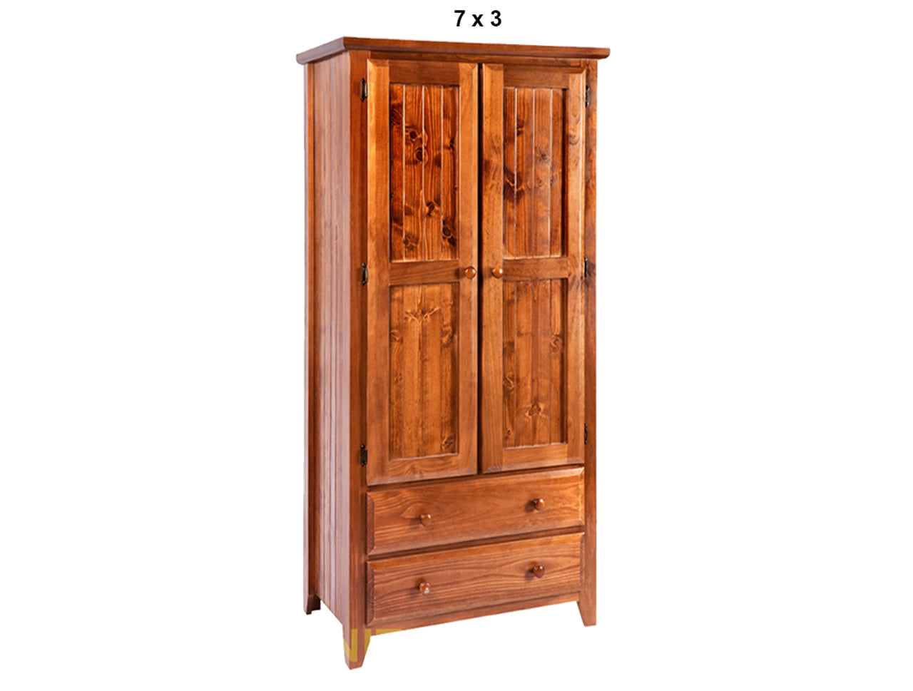 MANILLA (AUSSIE MADE) 2 DOOR / 2 DRAWER WARDROBE COLLECTION - ASSORTED STAINED COLOURS - STARTING FROM $899