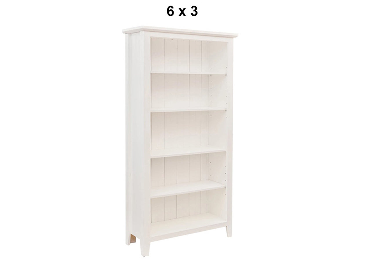 MANILLA (AUSSIE MADE) HIGHLINE BOOKCASE COLLECTION - ASSORTED PAINTED COLOURS - STARTING FROM $849
