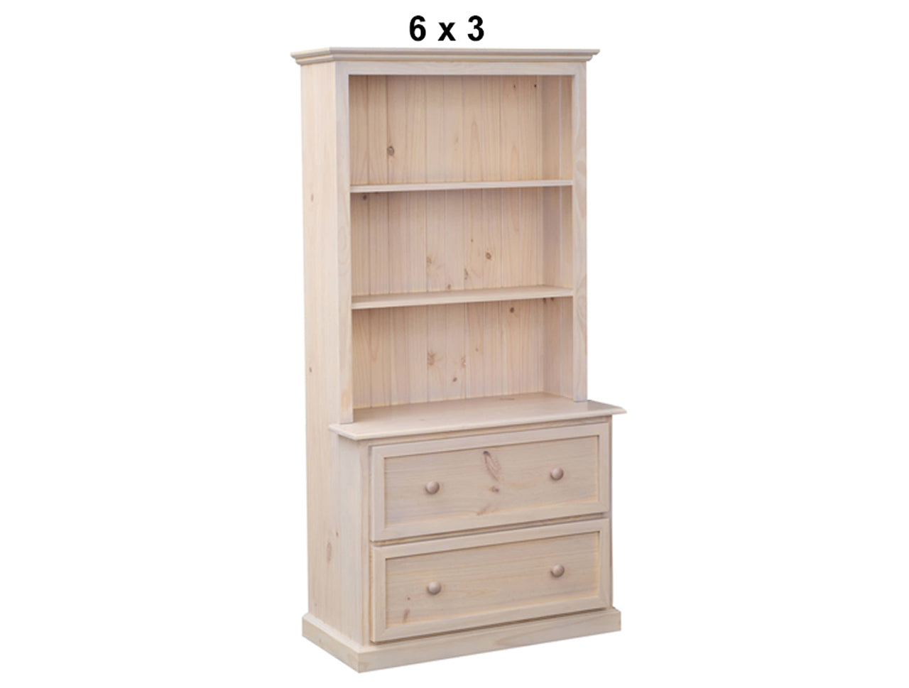 MELISSA (AUSSIE MADE) BOOKCASE COMBO WITH 2 DEEP BLANKETS DRAWERS COLLECTION - ASSORTED STAINED COLOURS - STARTING FROM $499