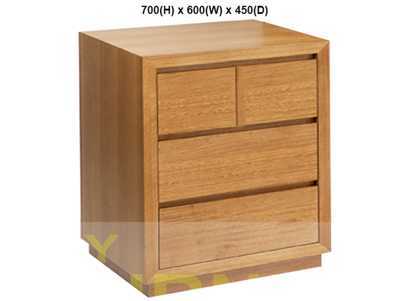 MORGAN (AUSSIE MADE) BEDSIDE TABLE WITH FLOATING BASE COLLECTION - TASSIE OAK COMBINATION - ASSORTED STAINED COLOURS - STARTING FROM $599