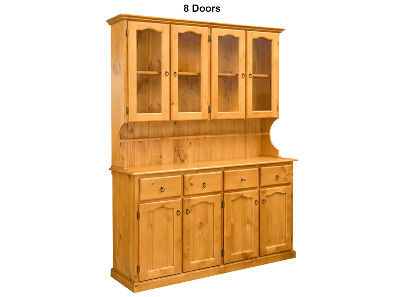 MUDGEE (AUSSIE MADE) BUFFET AND HUTCH COLLECTION - ASSORTED STAINED COLOURS - STARTING FROM $1099