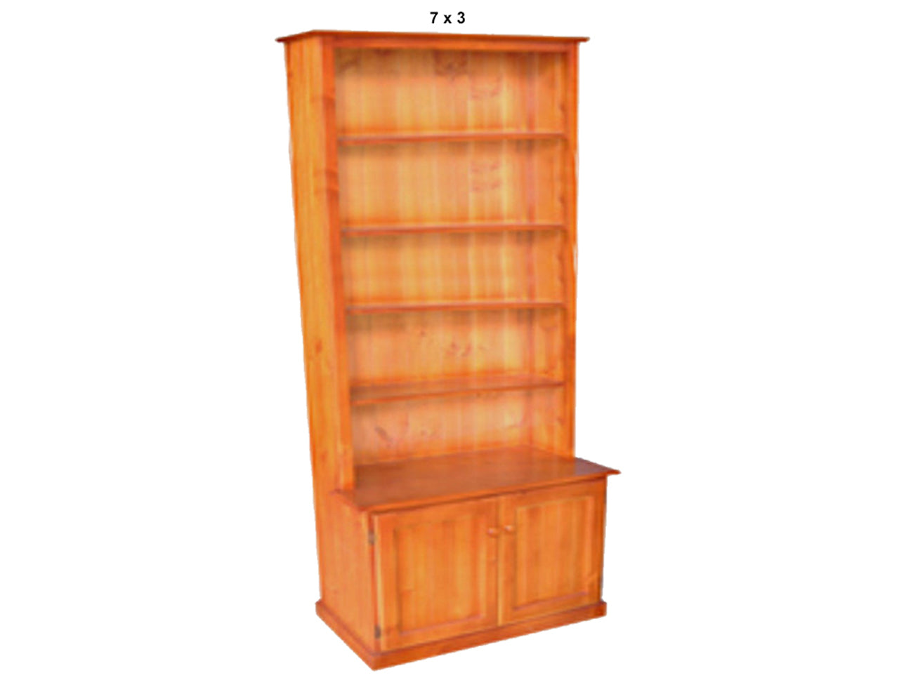 MUDGEE BOOKCASE (AUSSIE MADE) COMBO + 2 HIGH DOORS COLLECTION - ASSORTED STAINED COLOURS - STARTING FROM $699
