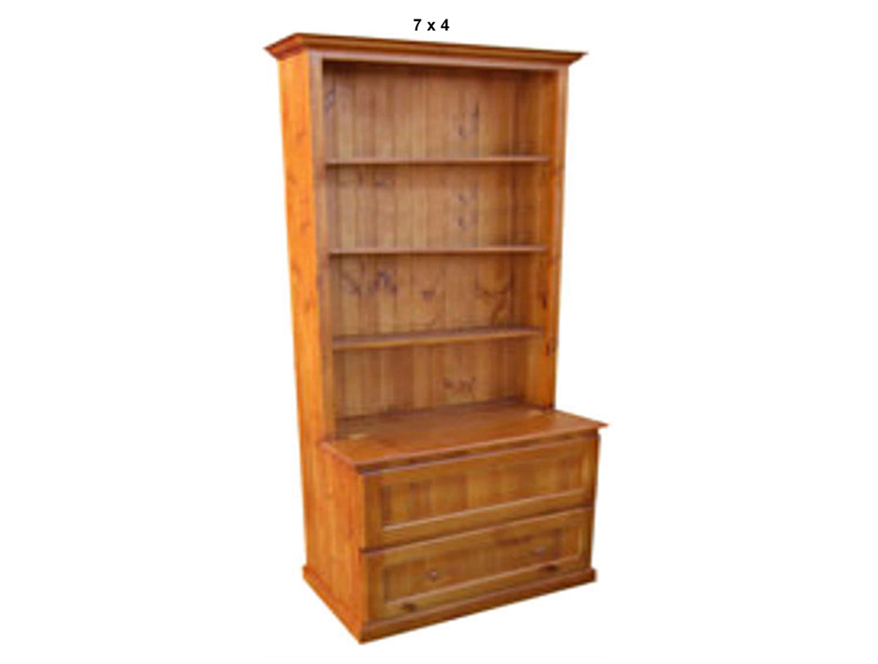 MUDGEE (AUSSIE MADE) BOOKCASE COMBO WITH 2 BLANKET (DEEP) DRAWERS COLLECTION  - ASSORTED STAINED COLOURS - STARTING FROM $899