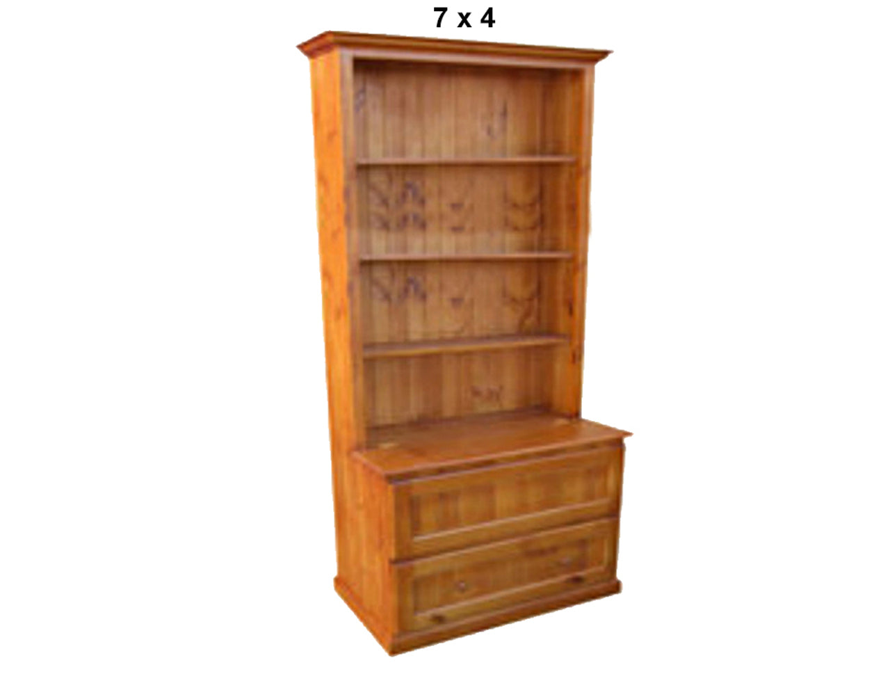 MUDGEE (AUSSIE MADE) BOOKCASE COMBO + DRAWER & LID COLLECTION - ASSORTED STAINED COLOURS - STARTING FROM $899