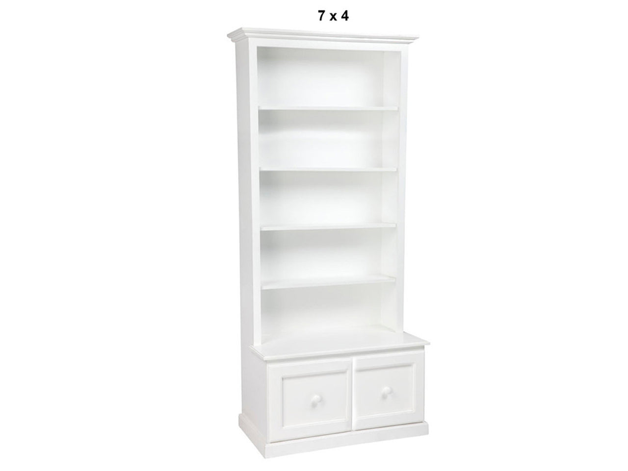 MUDGEE (AUSSIE MADE) HIGHLINE BOOKCASE COMBO WITH PICTURE FRAMED DRAWER COLLECTION - ASSORTED PAINTED COLOURS - STARTING FROM $999
