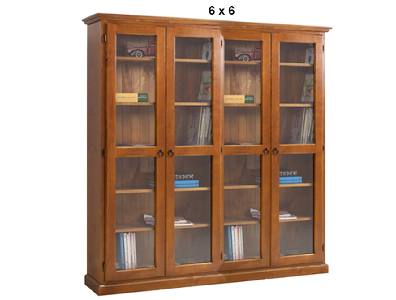 NOOSA (AUSSIE MADE) 4 DOOR LIBRARY UNIT COLLECTION - ASSORTED STAINED COLOURS - STARTING FROM $1999