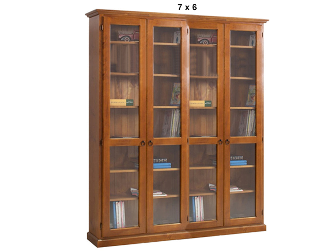 NOOSA (AUSSIE MADE) 4 DOOR LIBRARY UNIT COLLECTION - ASSORTED STAINED COLOURS - STARTING FROM $1999