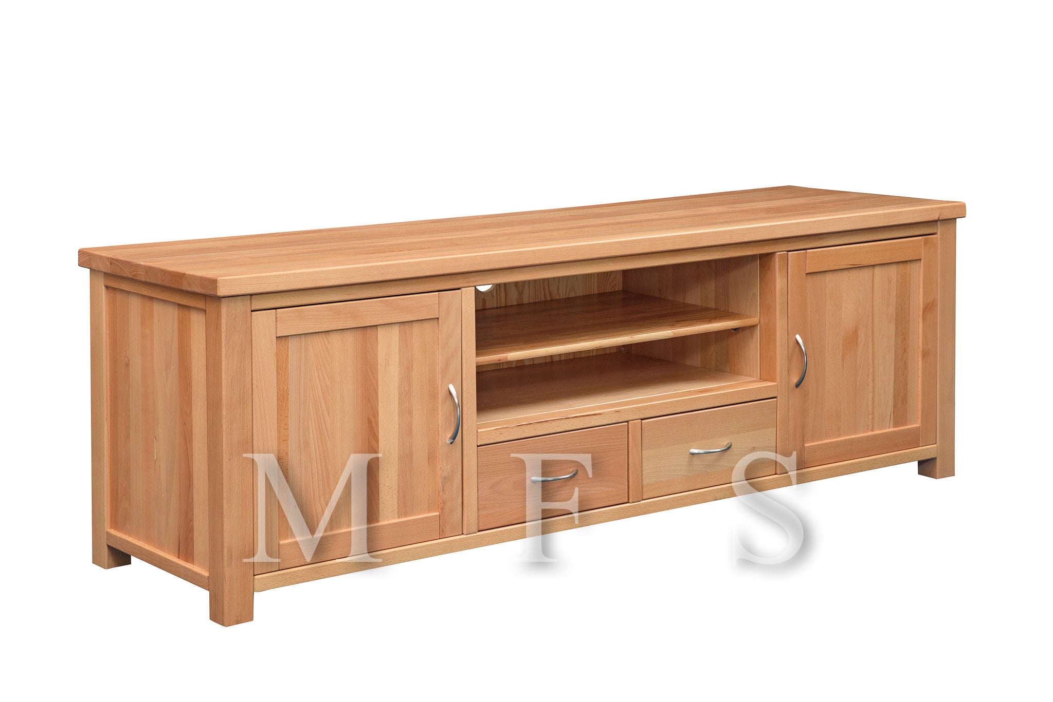 AUSTIN HARDWOOD TV LOWLINE UNIT - 590(H) x 1800(W) - NATURAL